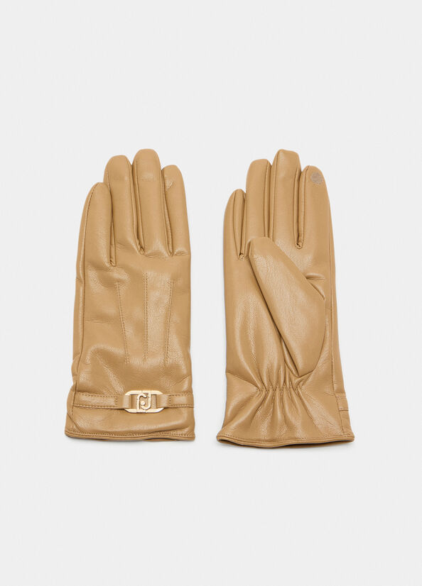 Gloves with logo  Liu Jo - medium