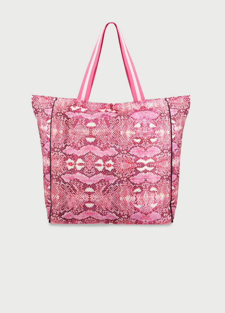 Пляжная сумка с принтом Тёмно-розовый Liu Jo - large image number 3