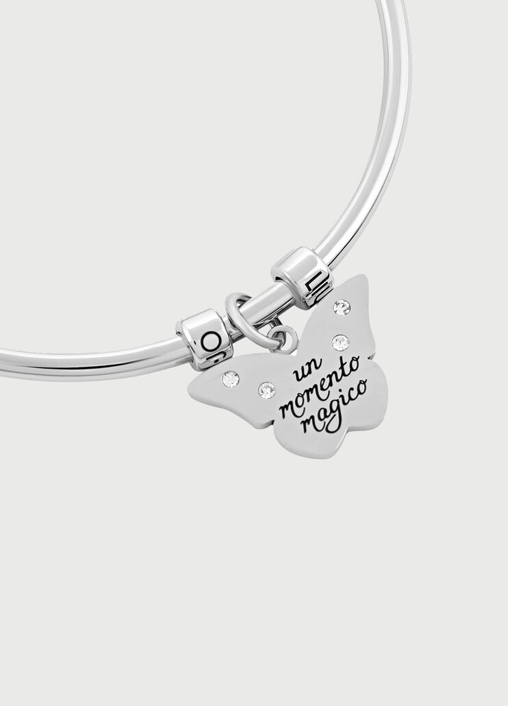 Bracelet with butterfly charm Steel Liu Jo - large image number 1