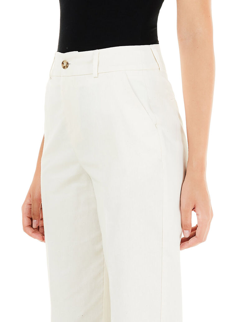 High-rise chinos Wool White Liu Jo - large image number 2 High-rise chinos Wool White Liu Jo - large image number 2
