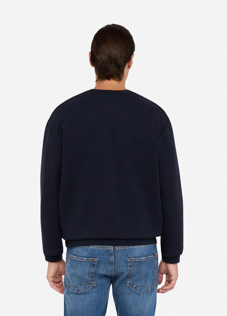 Scuba sweatshirt dark blue Liu Jo - large image number 1 Scuba sweatshirt dark blue Liu Jo - large image number 1