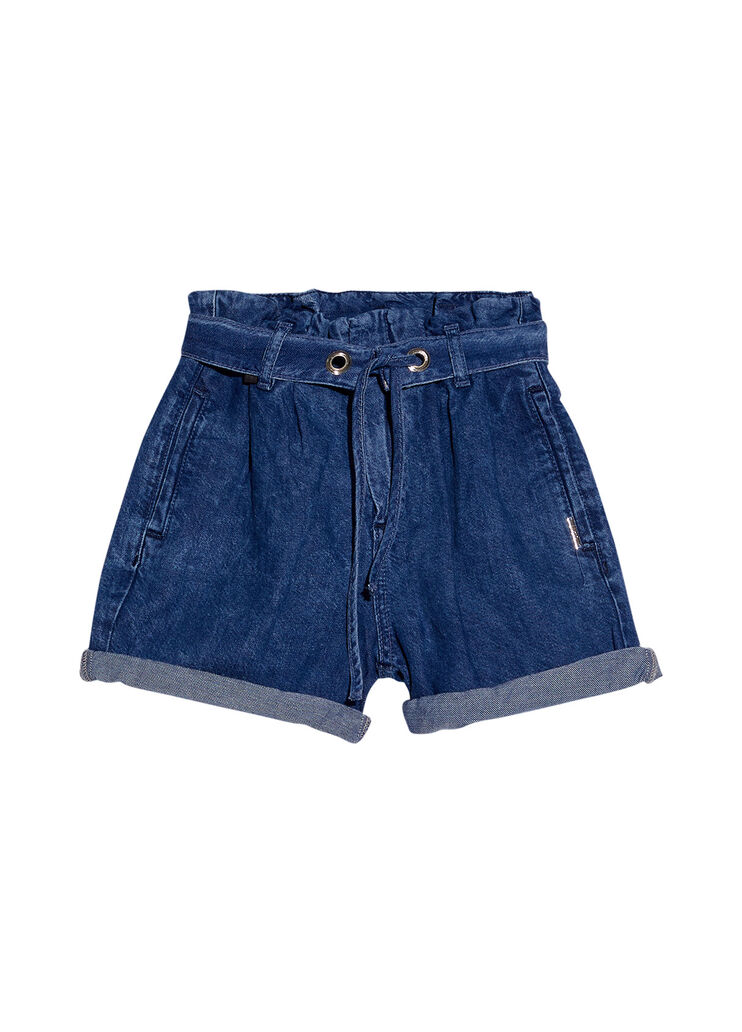 Vaqueros cortos de talle alto denim azul Liu Jo - large image number 0 Vaqueros cortos de talle alto denim azul Liu Jo - large image number 0