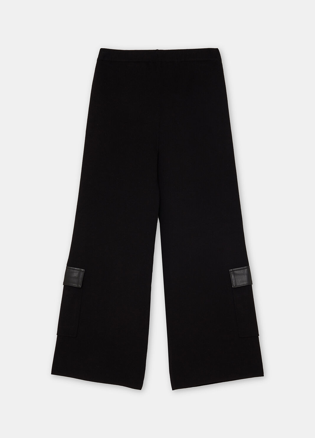 Knit trousers with buckles black Liu Jo - large image number 3