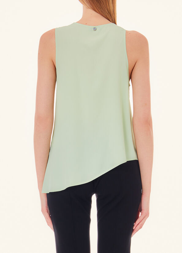 Silk blend blouse green Liu Jo - large image number 1