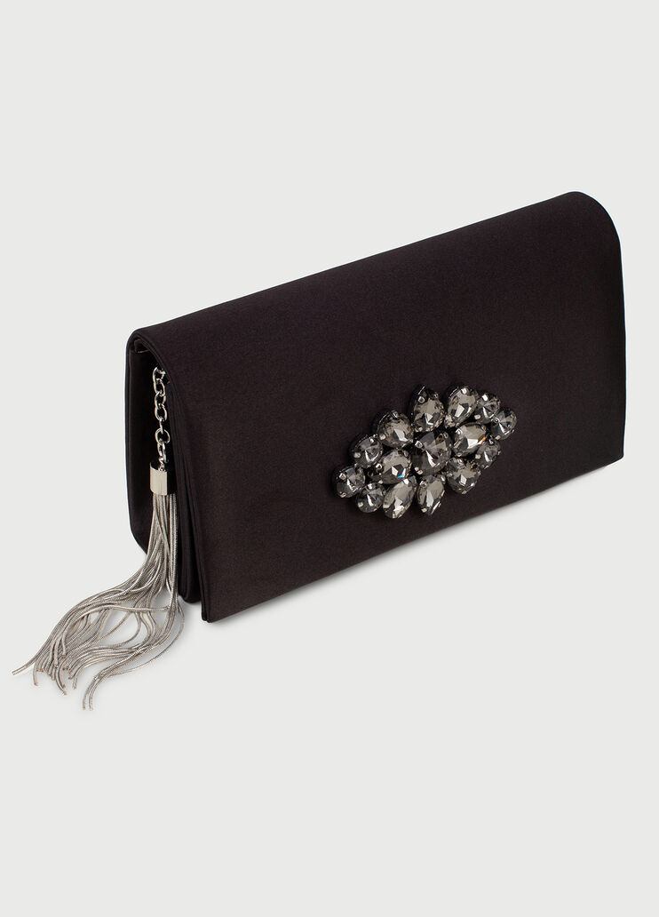 Clutch con pedrería Negro Liu Jo - large image number 3 Clutch con pedrería Negro Liu Jo - large image number 3