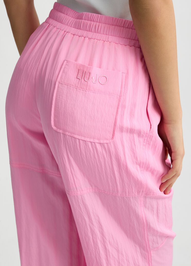 Jogging trousers pink Liu Jo - large image number 4 Jogging trousers pink Liu Jo - large image number 4