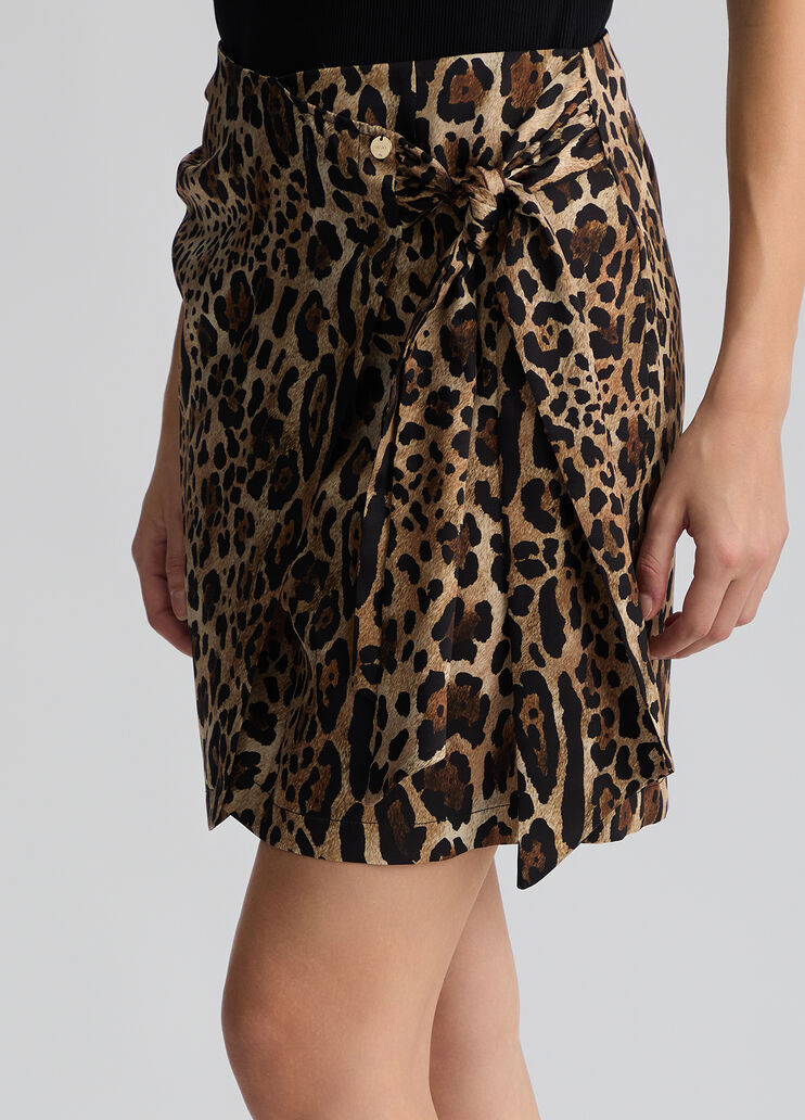 Animal-print miniskirt animal print Liu Jo - large image number 3 Animal-print miniskirt animal print Liu Jo - large image number 3