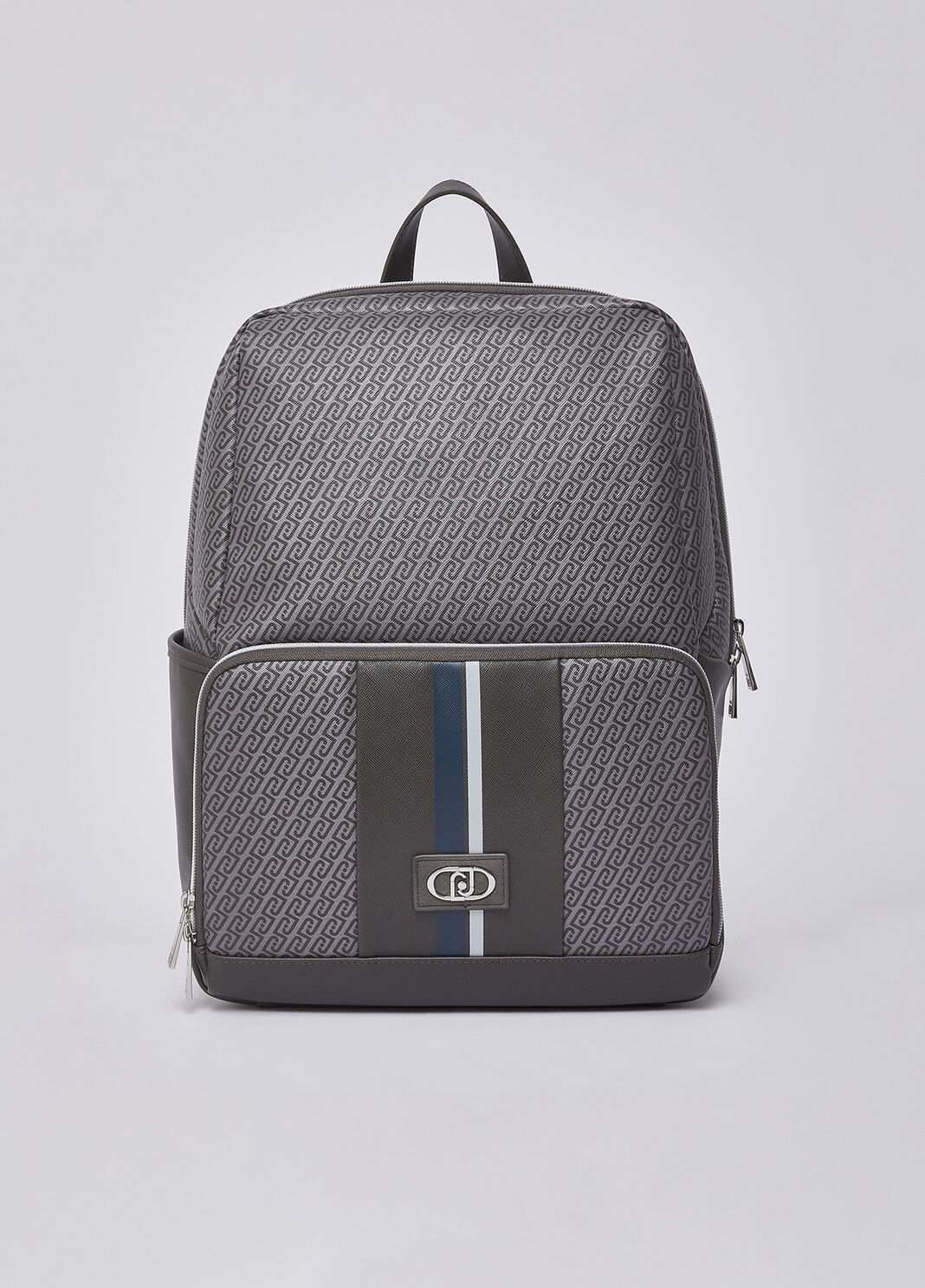 Zaino con logo monogram grigio Liu Jo - large image number 1