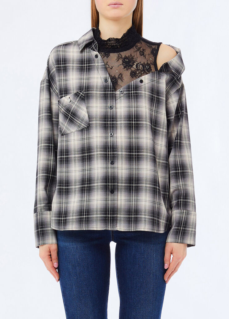 Checked shirt with lace check Liu Jo - medium