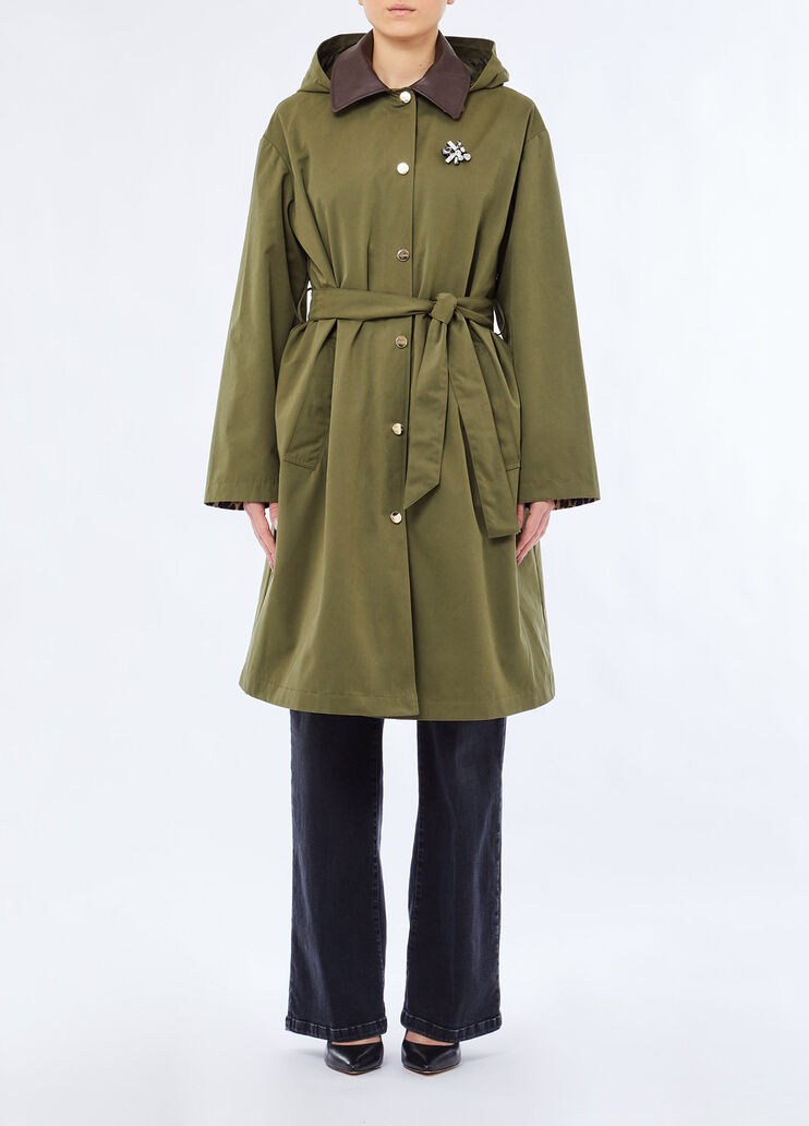 Hooded parka military green Liu Jo - medium