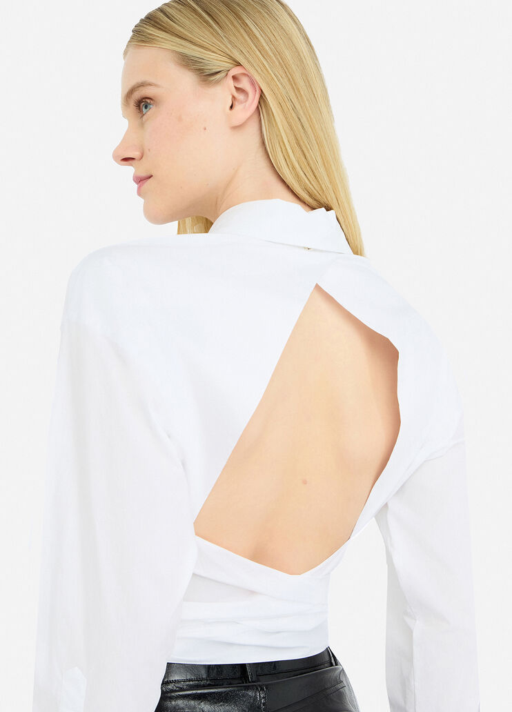 Shirt with jewel embroidery white Liu Jo - medium Shirt with jewel embroidery white Liu Jo - medium