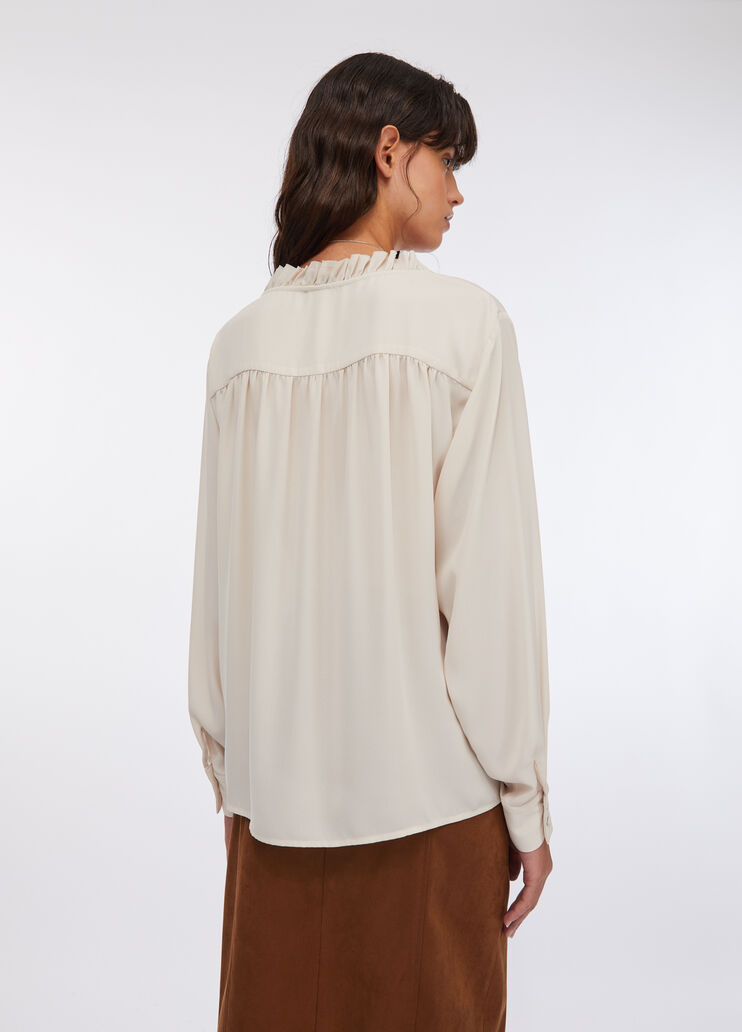 Liu Jo Better shirt with necklace ivory Liu Jo - large image number 1 Liu Jo Better shirt with necklace ivory Liu Jo - large image number 1