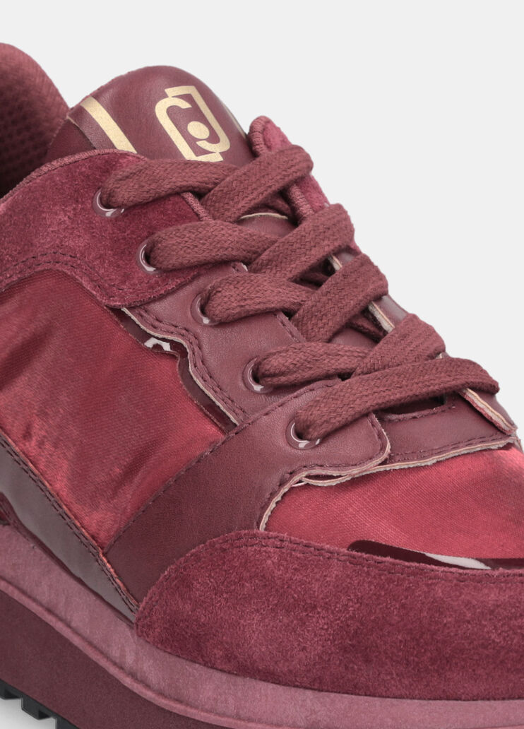 Leather platform sneakers  raspberry Liu Jo - large image number 6