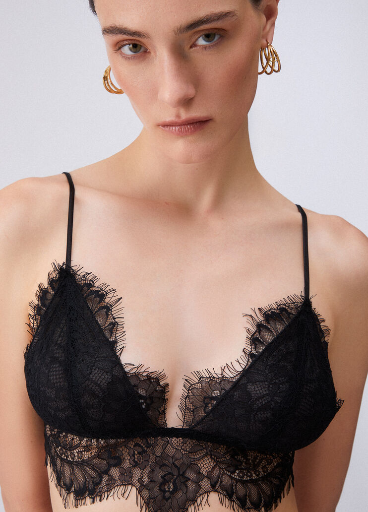 Lace top black Liu Jo - large image number 4