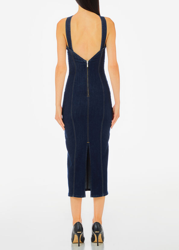 Langes Kleid aus Denim Klassische Waschung Liu Jo - large image number 1