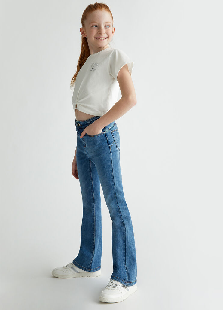High-rise flared jeans blue denim Liu Jo - medium High-rise flared jeans blue denim Liu Jo - medium