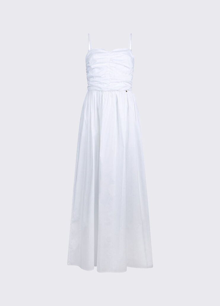 Long poplin dress white Liu Jo - medium