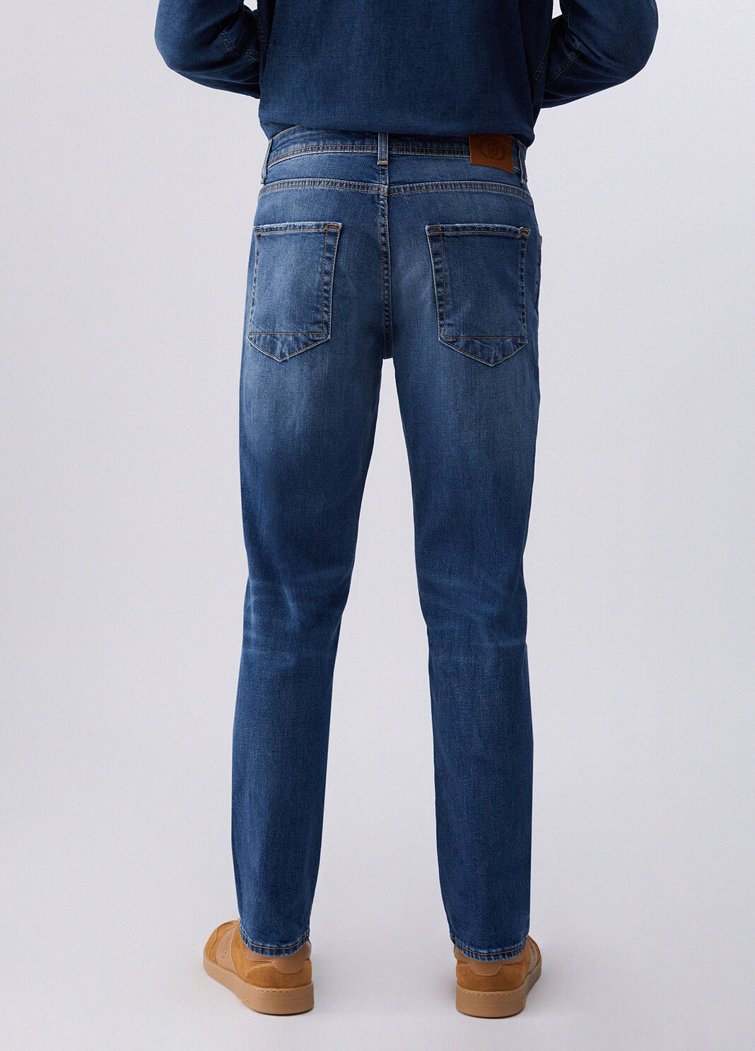 Джинсы с зауженным кроем синий деним Liu Jo - large image number 1