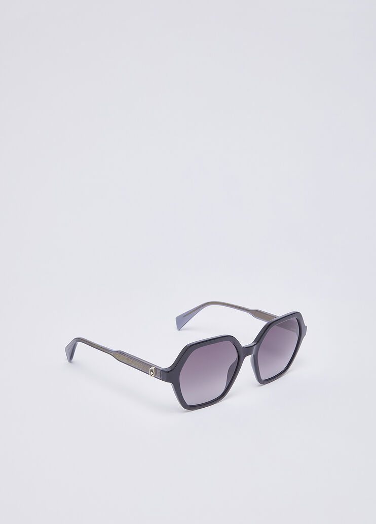 Occhiali da sole esagonali nero Liu Jo - medium