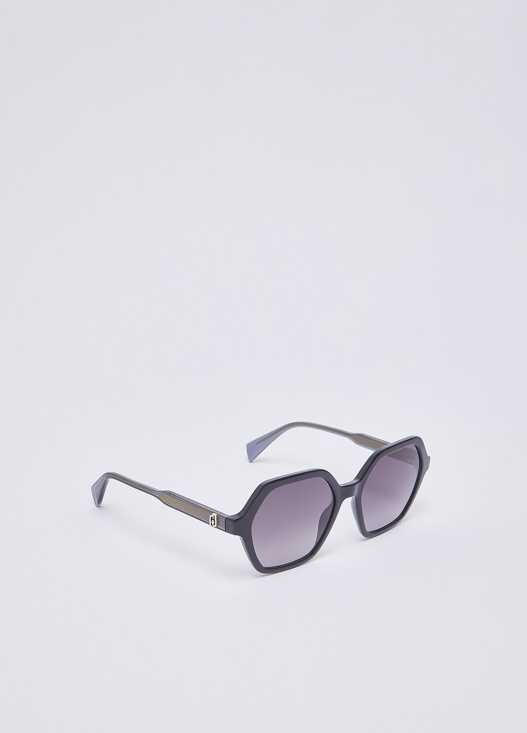 Occhiali da sole esagonali nero Liu Jo - large image number 0