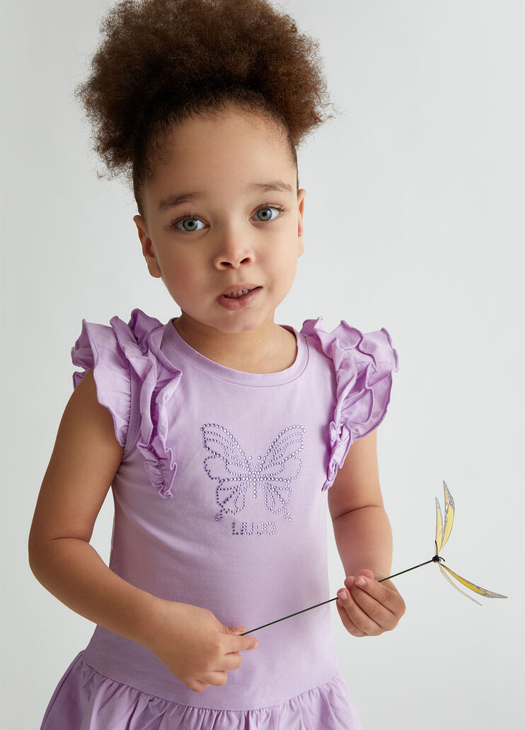 Dress with gemstones wisteria Liu Jo - medium Dress with gemstones wisteria Liu Jo - medium