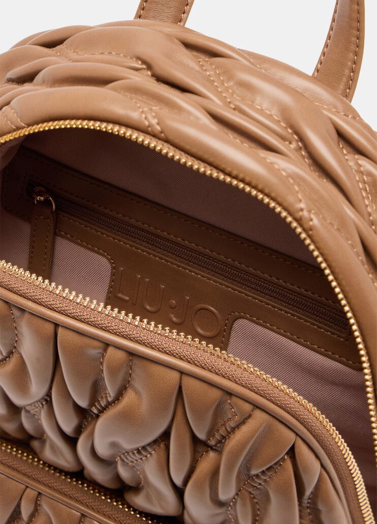 Sac à dos matelassé  marron Liu Jo - large image number 6
