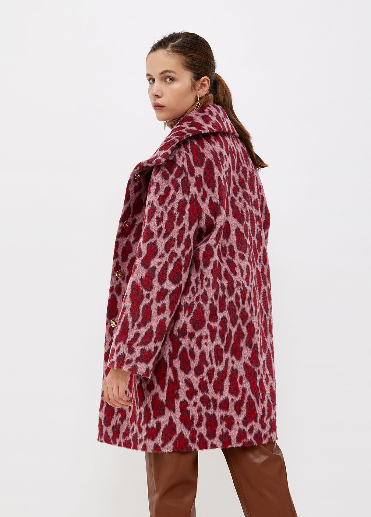 r13 leopard coat