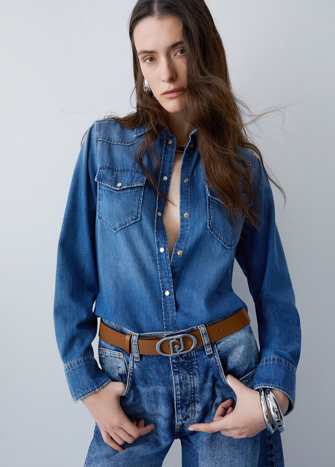 Lederg&uuml;rtel braun Liu Jo - large image number 0