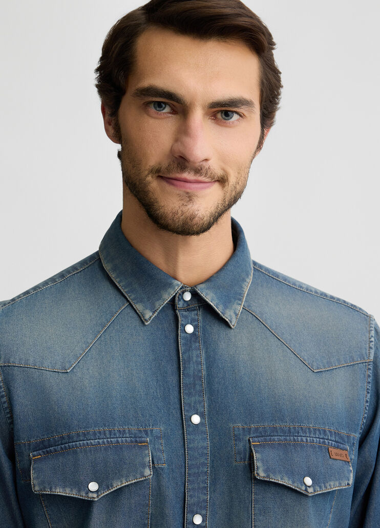 Denim shirt dark denim Liu Jo - medium Denim shirt dark denim Liu Jo - medium