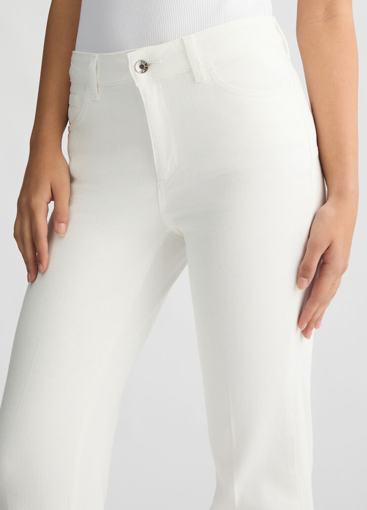 White bootcut jeans white wool Liu Jo - large image number 3 White bootcut jeans white wool Liu Jo - large image number 3
