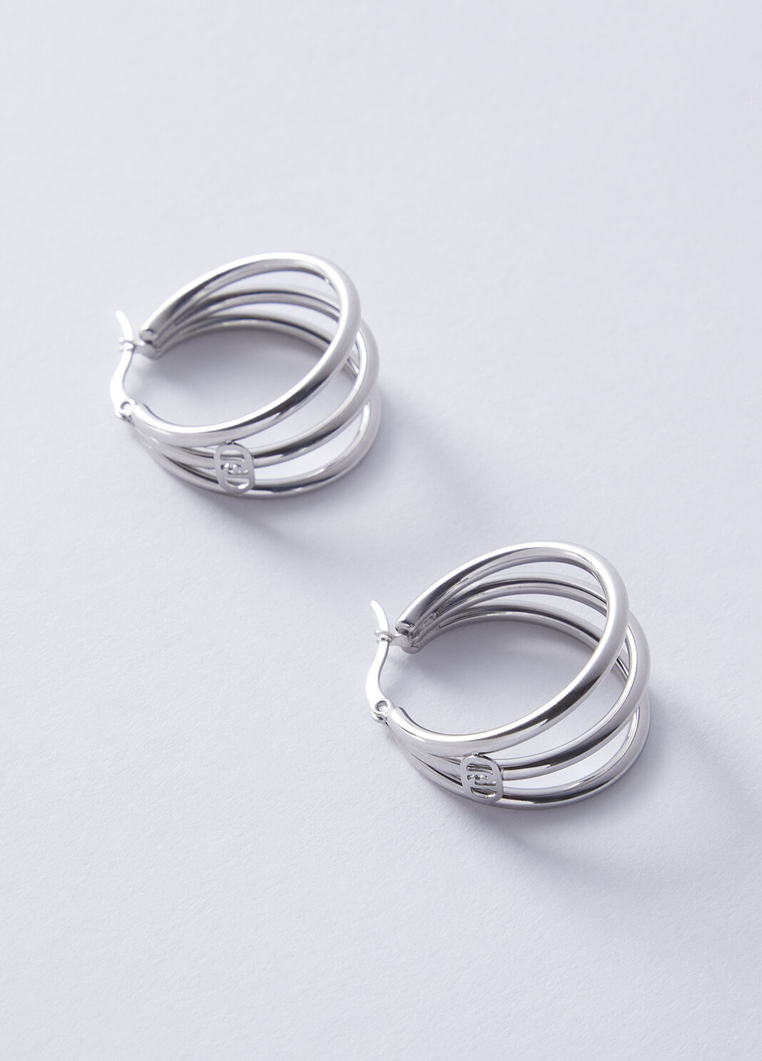 Multistrand Hoop Earrings silver colour Liu Jo - large image number 2