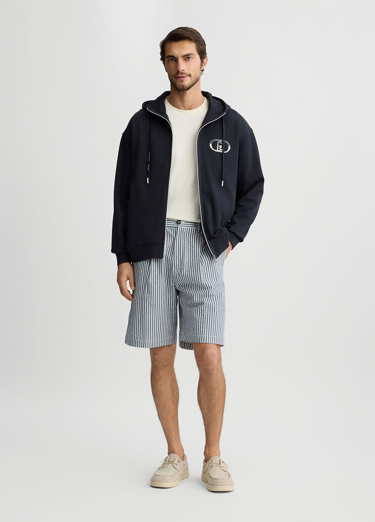 Zip-up hoody dark blue Liu Jo - medium Zip-up hoody dark blue Liu Jo - medium