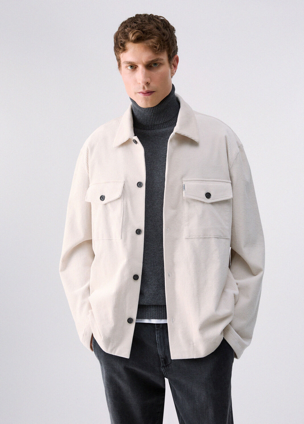 Veste Surchemise en Velours blanc Liu Jo - large image number 0