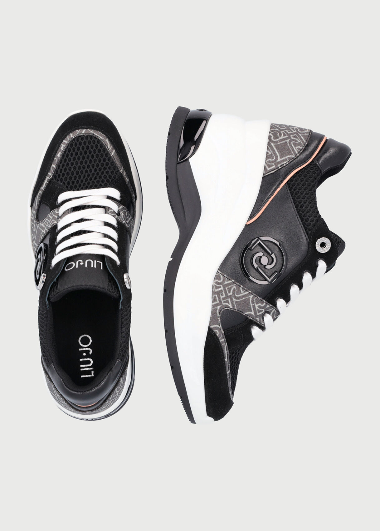 Liu jo wedge sneakers clearance