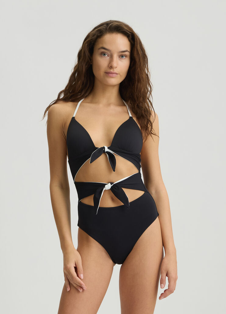 One-piece swimsuit with bows black Liu Jo - medium One-piece swimsuit with bows black Liu Jo - medium