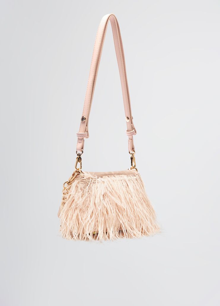 Small LaPuffy bag with feathered detailing powder pink Liu Jo - large image number 3