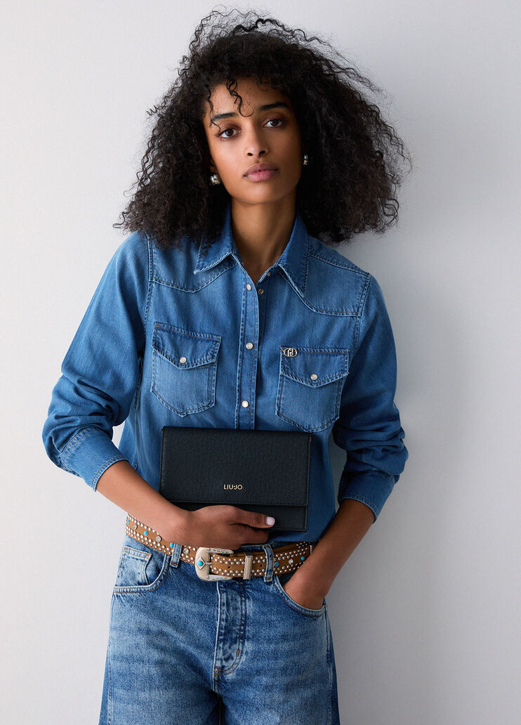 Borsa a tracolla piccola nero Liu Jo - medium