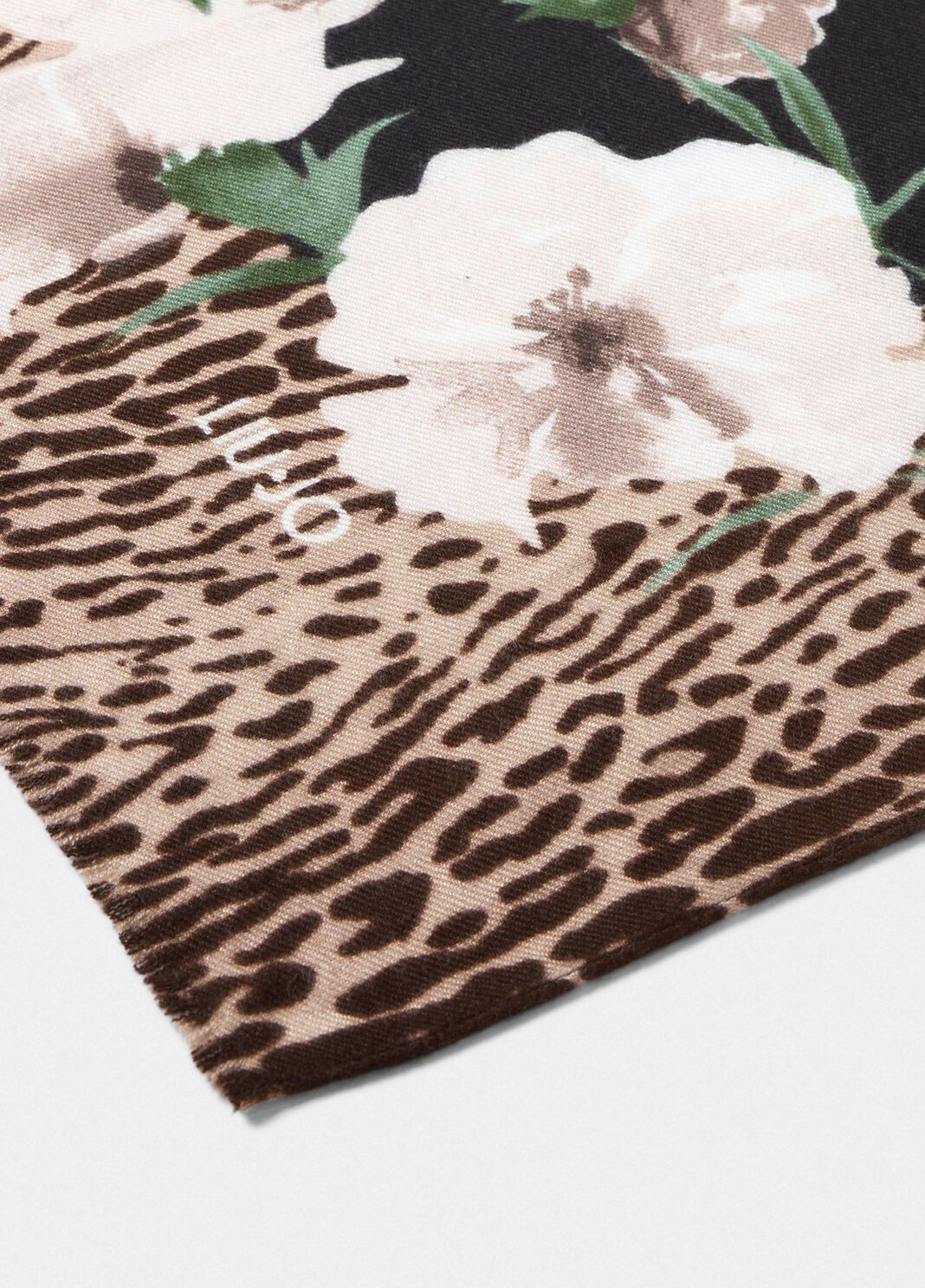 Stola mit floralem Animal-Print Schwarz Liu Jo - large image number 2
