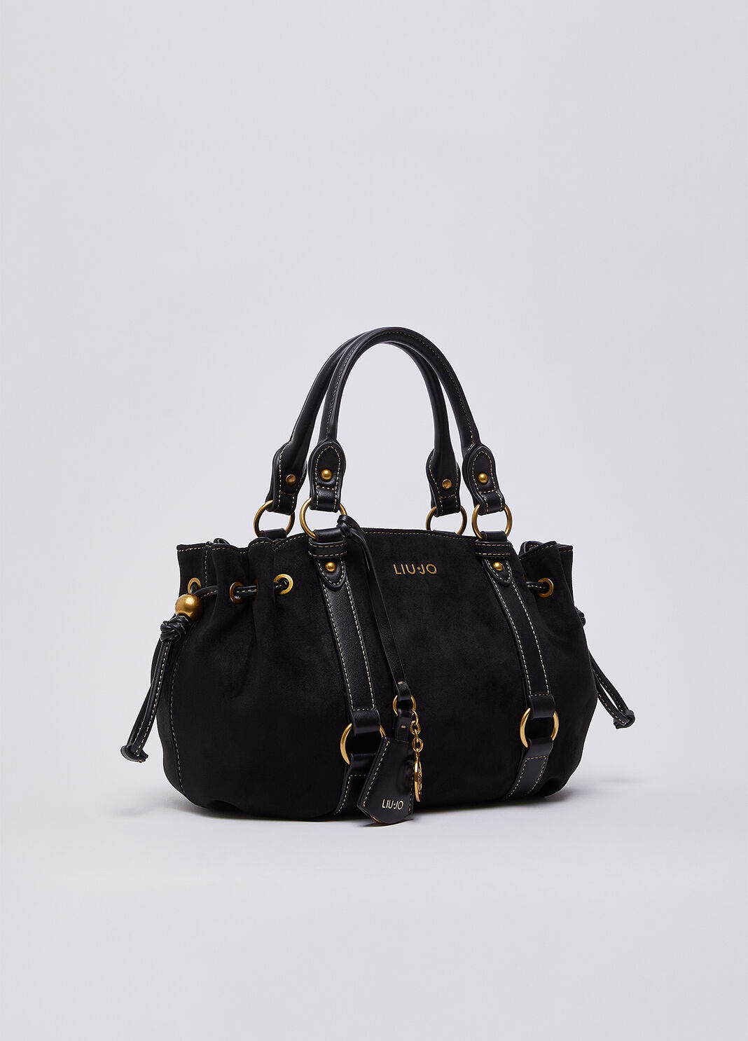 Sac petit format avec cordon de serrage noir Liu Jo - large image number 2