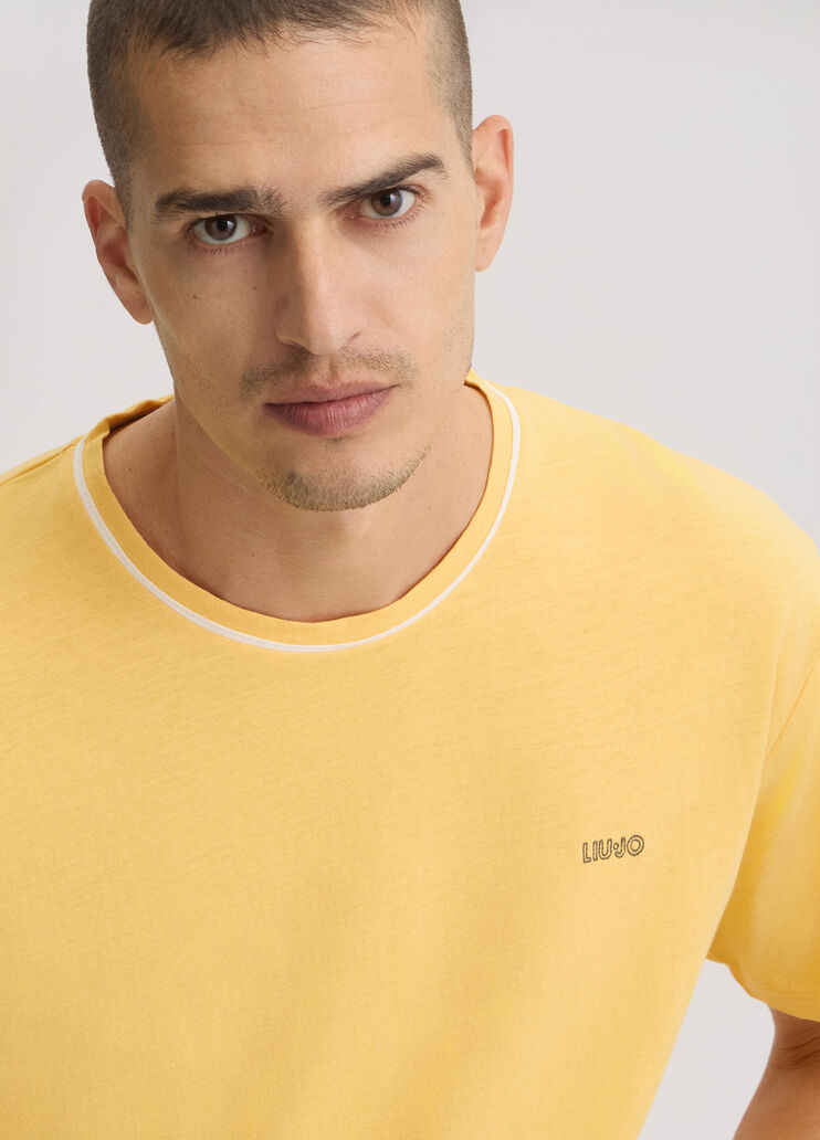 Yellow cotton T-shirt yellow Liu Jo - large image number 2 Yellow cotton T-shirt yellow Liu Jo - large image number 2