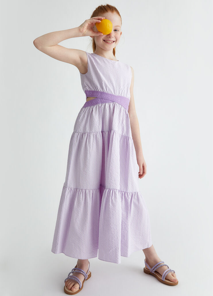 Langes Kleid für Mädchen Flieder Liu Jo - medium