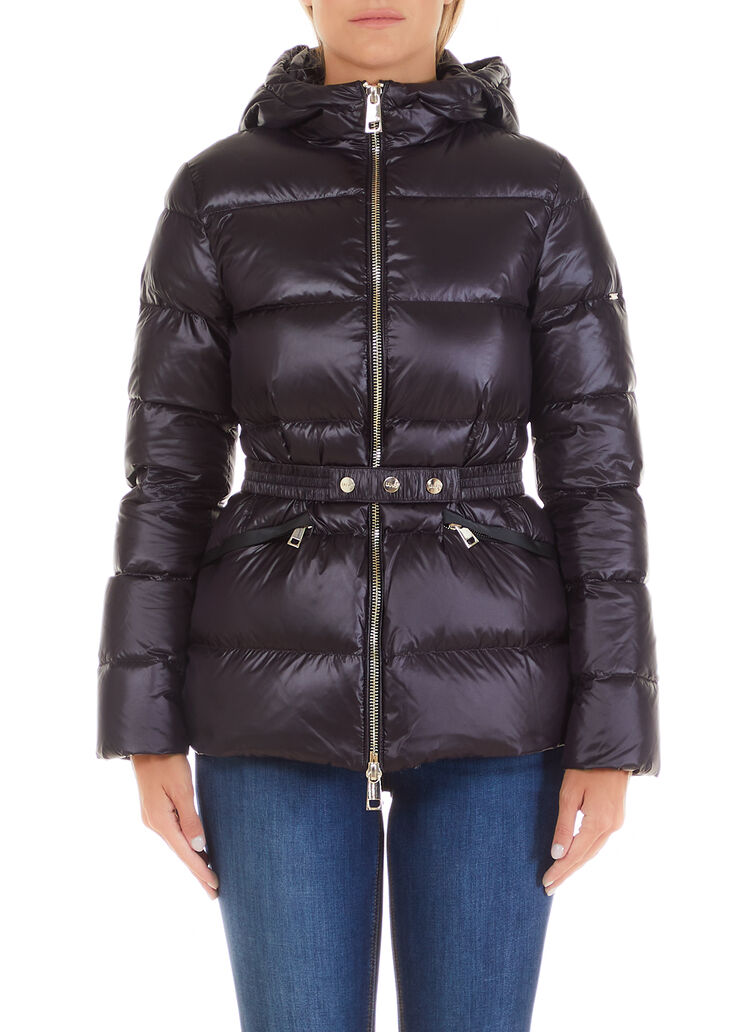 Doudoune à capuche noir Liu Jo - large image number 0 Doudoune à capuche noir Liu Jo - large image number 0