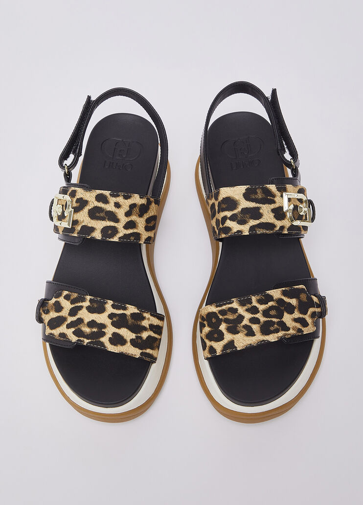 Animal-print sandals animal print Liu Jo - medium