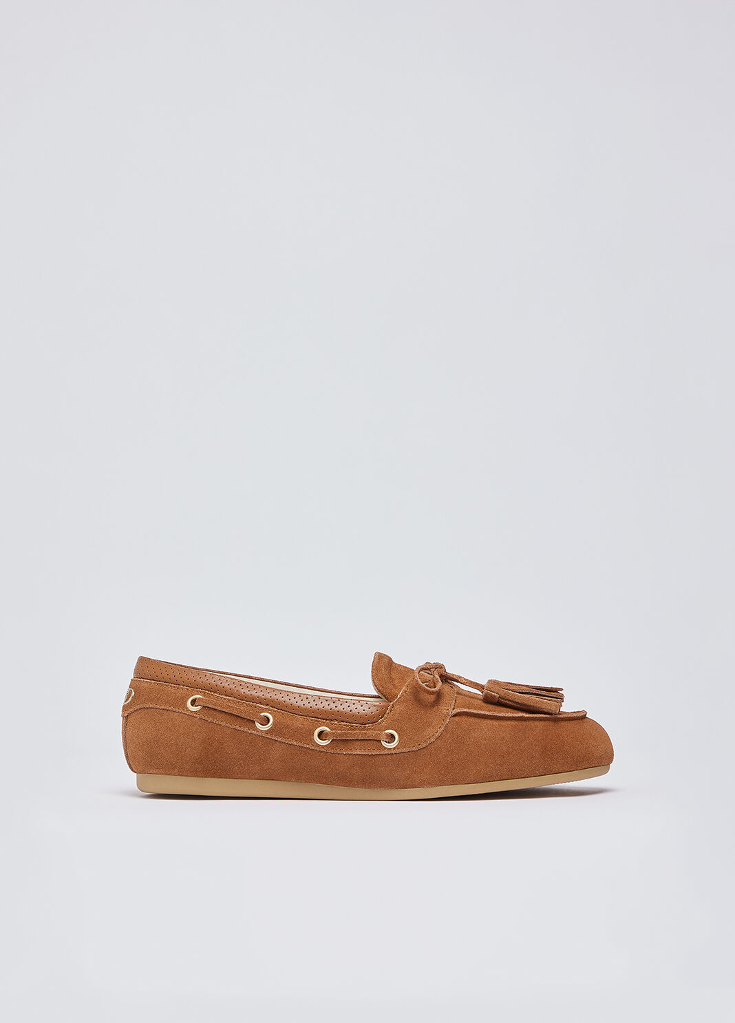 Suede loafers with tassels terracotta Liu Jo - large image number 1