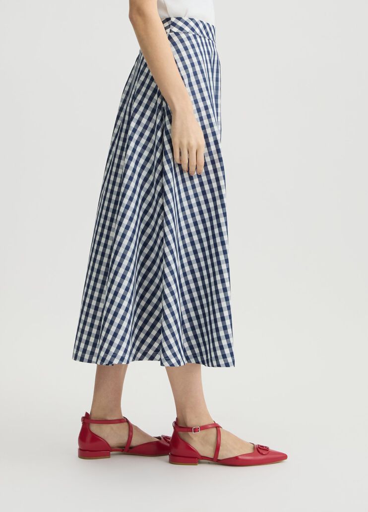 Vichy long skirt blue Liu Jo - large image number 3 Vichy long skirt blue Liu Jo - large image number 3