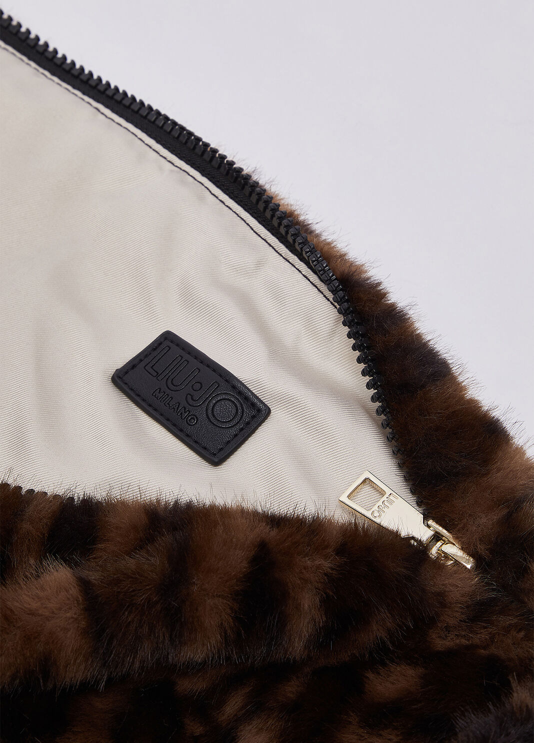 Grand Sac en Fausse Fourrure noir animalier Liu Jo - large image number 6
