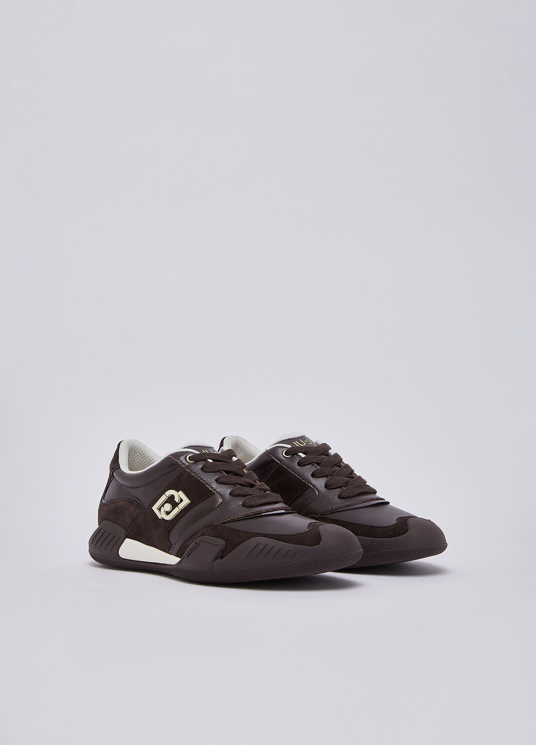 Sneakers en cuir et daim moka Liu Jo - large image number 1