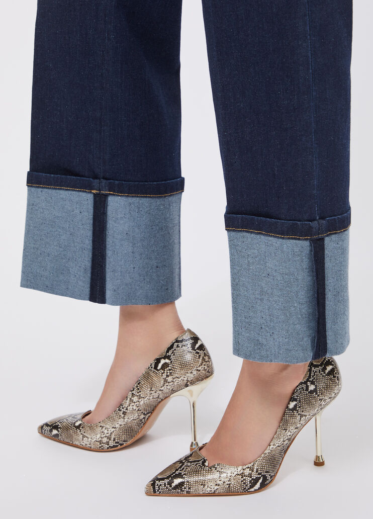 Gerade geschnittene Cropped-Jeans Klassische Waschung Liu Jo - large image number 3