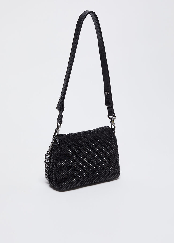 Small LaPuffy bag with rhinestones black Liu Jo - large image number 2 Small LaPuffy bag with rhinestones black Liu Jo - large image number 2