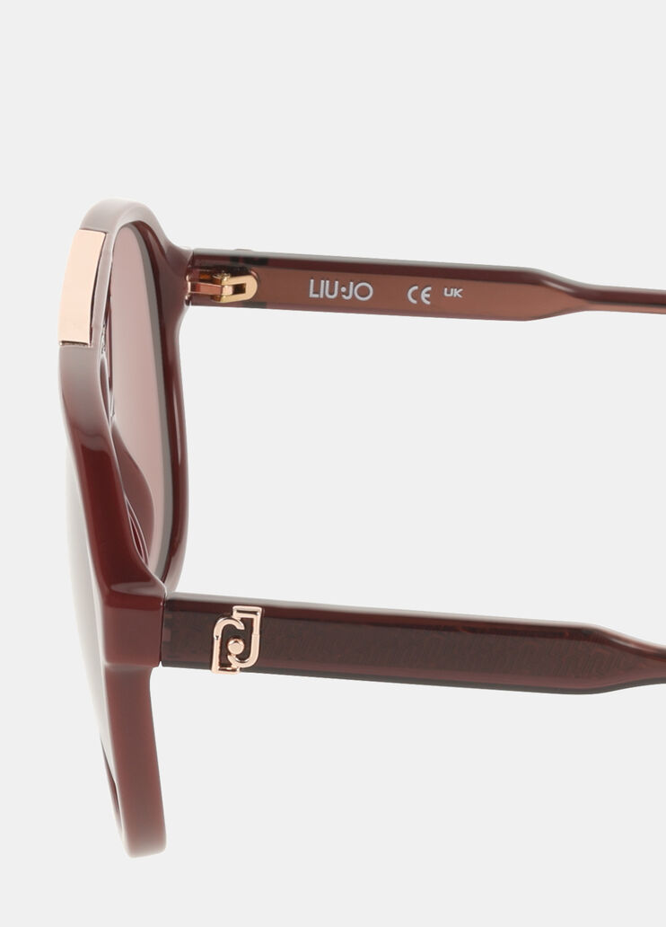 Occhiali da sole aviator vinaccia Liu Jo - medium Occhiali da sole aviator vinaccia Liu Jo - medium
